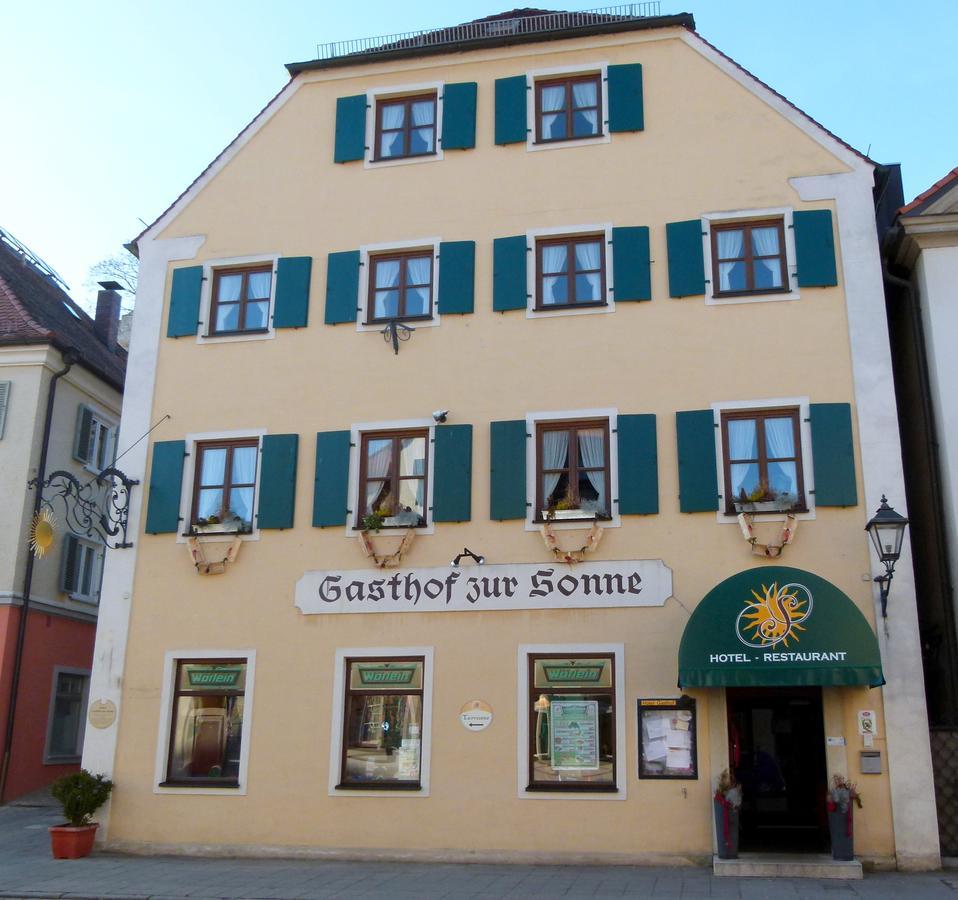 Hotel-Gasthof Zur Sonne Pappenheim Kültér fotó